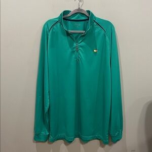 Masters Tech 1/4 Zip Green Pullover